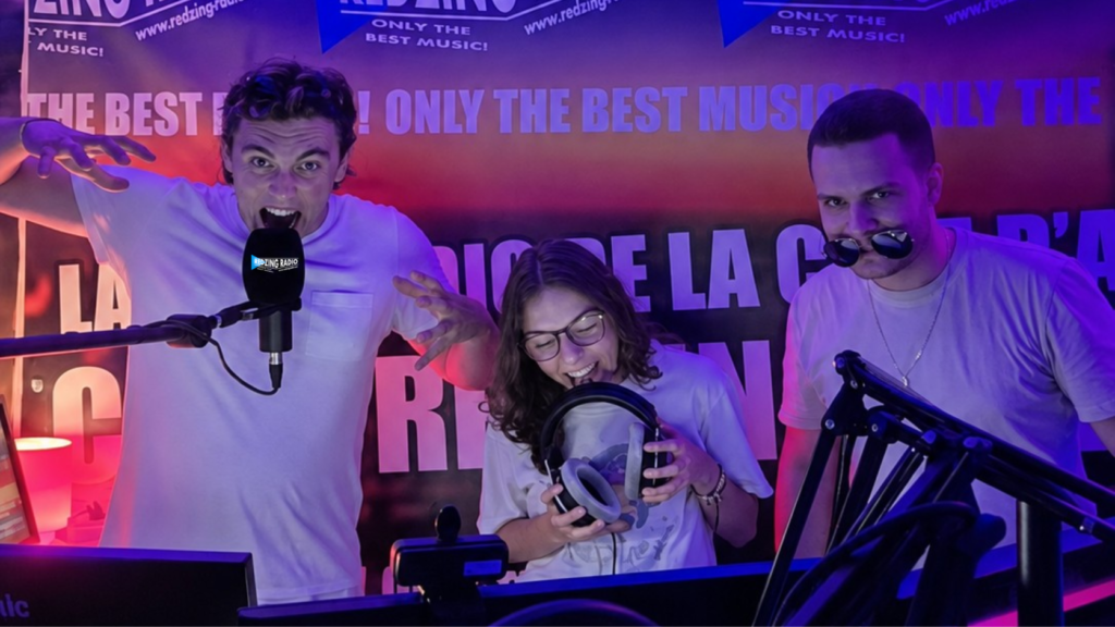 L’équipe du Night Show en émission avec Redzing Radio